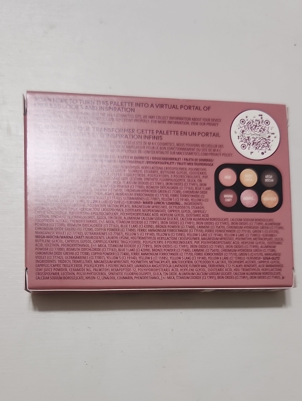 MAC Embedded In Burgundy Connect In Colour Eye Shadow Palette - Picture 7 of 9